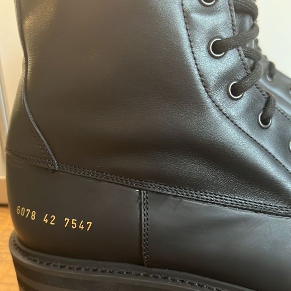 WOMAN by COMMON PROJECTS lace up black boot - Picture 5 of 16